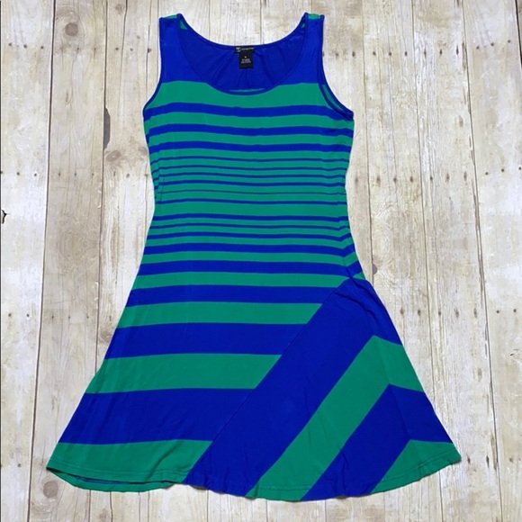 ND Green and Blue Summer Dress - Picture 1 of 3